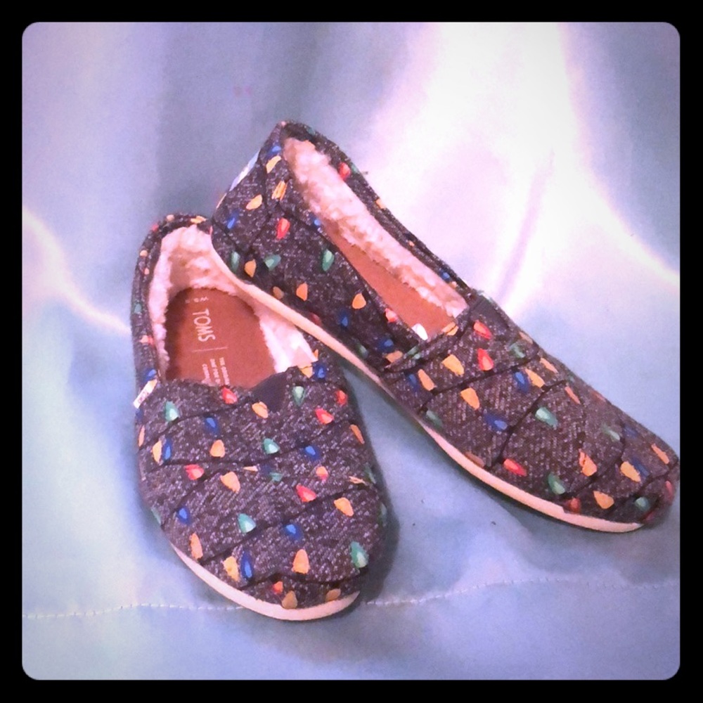Girls Fleece lined Toms
